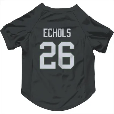 Black New York Jets Brandin Echols   Dog & Cat Pet Jersey