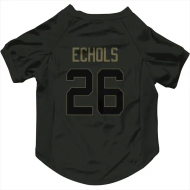 Black New York Jets Brandin Echols   Service Dog & Cat Pet Jersey