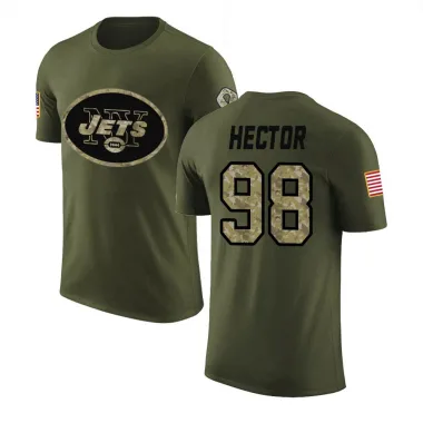 Olive Youth Bruce Hector New York Jets Salute to Service T-Shirt