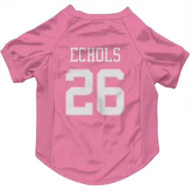 Pink New York Jets Brandin Echols   Dog & Cat Pet Jersey